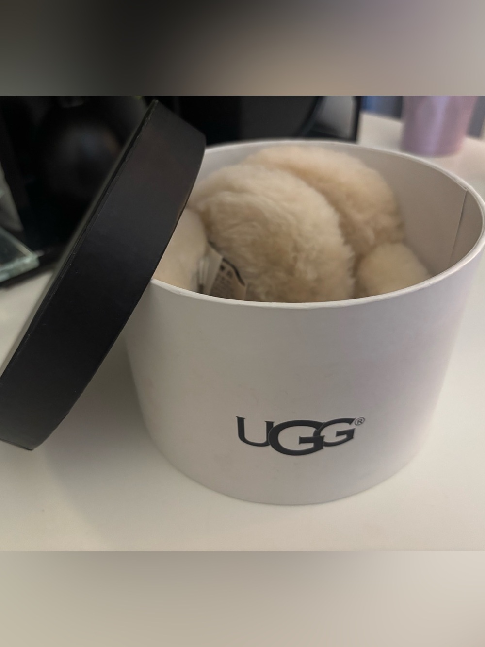 Earmuffs in UGG box